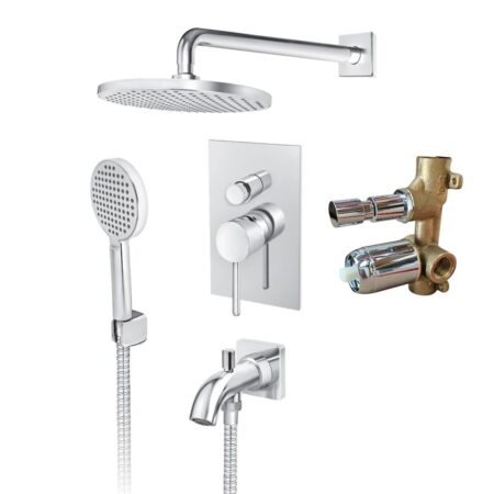 Podometna armatura za tuš in kad Rosan ZERRO JZ31701