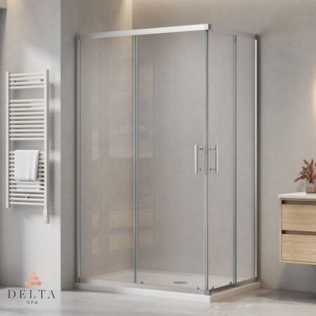 Pravokotna tuš kabina Delta SPA SLIDE 120x80x190 cm