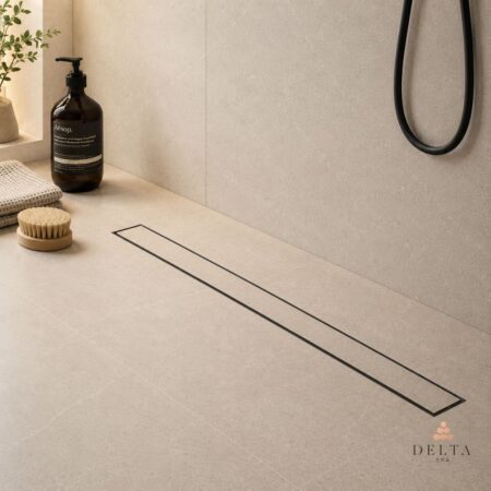Tuš kanaleta Delta SPA INTRA 90 cm 2/1 - black