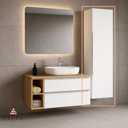 Viseča stranska omara Delta SPA ELEA 150 bela mat