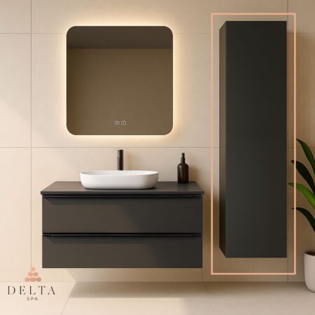 Viseča stranska omara Delta SPA LIA 160 antracit