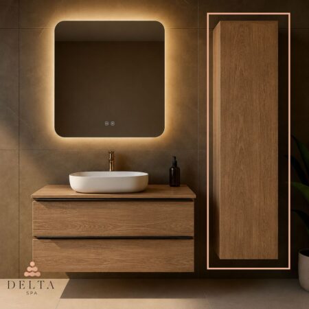 Viseča stranska omara Delta SPA LIA 160 hrast klasik