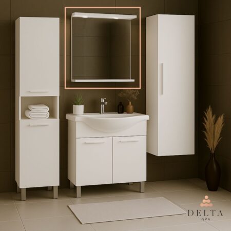 Ogledalo Delta SPA LORI 55 bela
