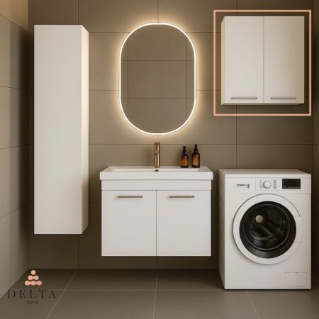 Viseča omarica Delta SPA RIVA 60 bela