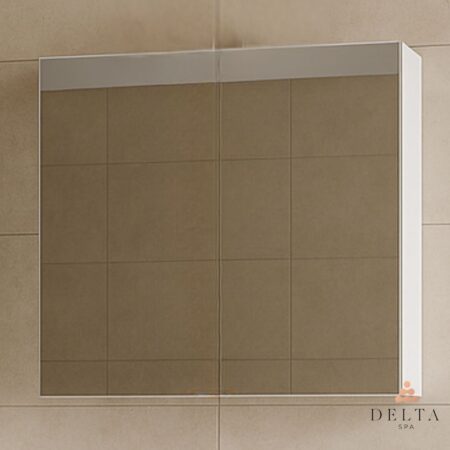 Omarica z ogledalom Delta SPA UNI 60 1 vrata - bela