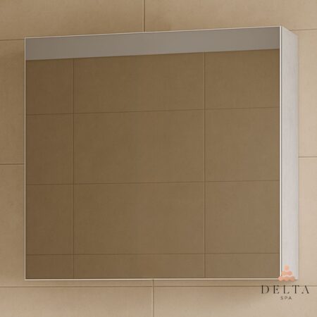 Omarica z ogledalom Delta SPA UNI 60 1 vrata - siva