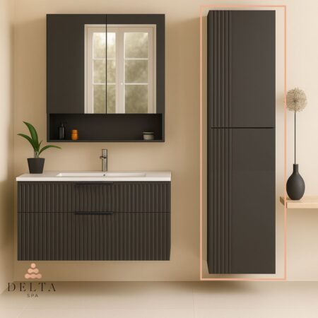 Viseča stranska omara Delta SPA ZENA 180 antracit - 2 vrata