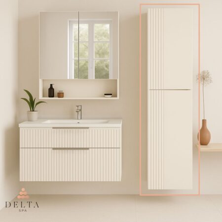 Viseča stranska omara Delta SPA ZENA 180 krem - 2 vrata