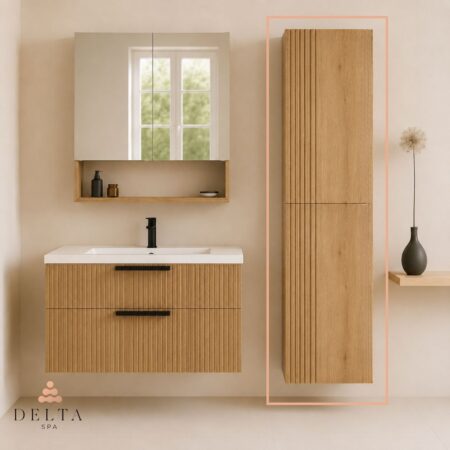 Viseča stranska omara Delta SPA ZENA 180 hrast zlati - 2 vrata