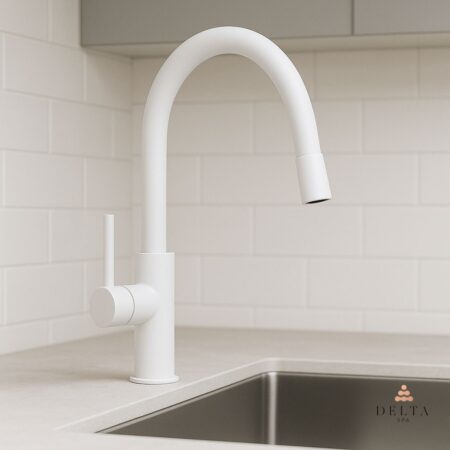 Gibljiva armatura Delta SPA SIA - bela