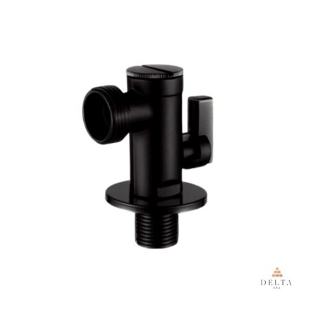 10 kom- Kotni ventil Delta SPA za pralni stroj – črn (1/2 x 3/4)