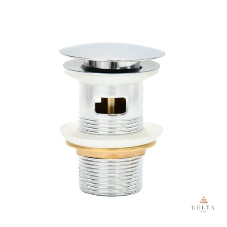 Sifon klik-klak Delta SPA s prelivom - krom