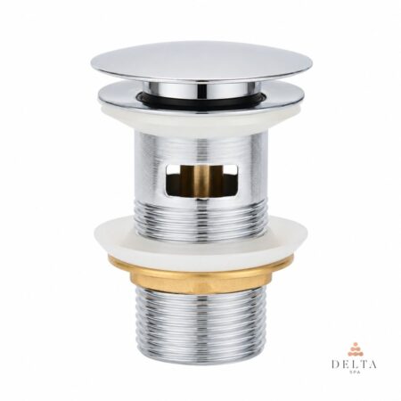 Sifon klik-klak Delta SPA s prelivom - krom