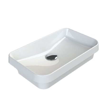 Umivalnik polvgradni Cerastyle GRAND 49x30 cm