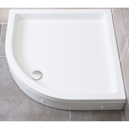 Polkrožna tuš kad z oblogo SC ALPINA 80x80x17,5 cm