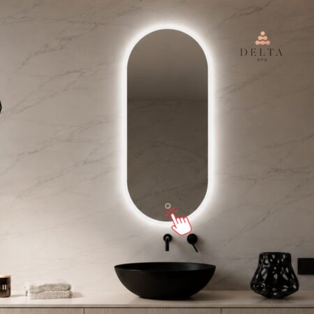 Ogledalo Delta SPA OVIA 50x100 cm