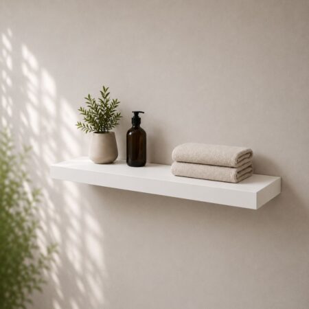 Polica Delta SPA UNI 100 cm - bela sijaj
